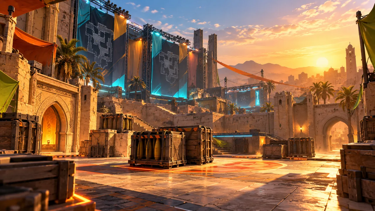 Original Counter-Strike-inspired illustration; not an event photograph